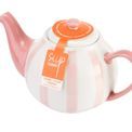 Siip - Wide Vertical Stripe 2 Cup Teapot Pink additional 3