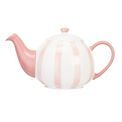 Siip - Wide Vertical Stripe 6 Cup Teapot Pink additional 1
