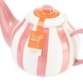 Siip - Wide Vertical Stripe 6 Cup Teapot Pink additional 3