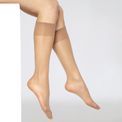 Marie Claire - Satin Sheen Knee High 2 Pair Pack Natural additional 1