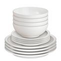 Denby - Cotton White 12 Piece Tableware Set additional 2