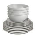 Denby - Dove Grey 12 Piece Tableware Set additional 2