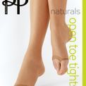 Pretty Polly - Naturals - 8 Denier Open Toe Tights additional 1