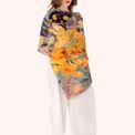 Powder - Linen Mix Scarf Spring Flora additional 4