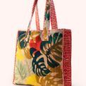 Powder - Velvet Tote Exotic Leaves additional 1