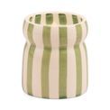 Paddywax - Cabana Sage Striped Ceramic Candle - Bora Bora additional 1