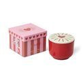 Paddywax - Charmed Red Glass Candle with Heart Ceramic Lid Wild Fig &amp; Rose additional 5