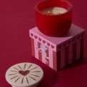 Paddywax - Charmed Red Glass Candle with Heart Ceramic Lid Wild Fig &amp; Rose additional 2