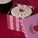 Paddywax - Charmed Red Glass Candle with Heart Ceramic Lid Wild Fig &amp; Rose additional 3