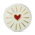 Paddywax - Charmed Red Glass Candle with Heart Ceramic Lid Wild Fig &amp; Rose additional 4
