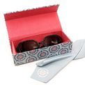Peace Of Mind - Classic Tortoiseshell Recycled Large Square Sunglasses additional 2