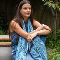 Peace Of Mind - Cobalt Blue Ditsy Floral Modal Scarf additional 2