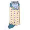 Peace Of Mind - Ankle Socks Cream Flower additional 1