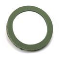 Peace Of Mind - Green Velvet Dahlias Embroidered Compact Pocket Mirror additional 2