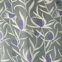 Peace Of Mind - Grey Mix Vine Print Recycled Poly Silk Feel Scarf additional 2