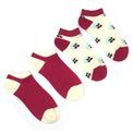 Peace Of Mind - Trainer Socks 2 Pair Pack Cherries additional 2