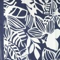Peace Of Mind - Monochrome Abstract Tropical Print Recycled Poly Silk Feel Scarf additional 2