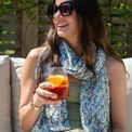 Peace Of Mind - Teal Blue Mix Ditsy Floral Scarf additional 2