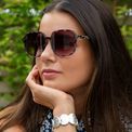 Peace Of Mind - Tortoiseshell Slim Frame Square Recycled Polycarbonate Sunglasses additional 3