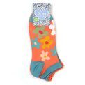 Peace Of Mind - Trainer Socks 2 Pair Pack Turquoise Graphic Flower additional 1