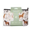 Eco Chic - Lightweight Foldable Backpack Beige Wild Horses additional 3