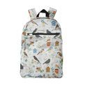 Eco Chic - Lightweight Foldable Backpack Garden Birds additional 1
