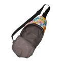 Eco Chic - Lightweight Foldable Crossbody Bag Blue Sunflower Crossbody Bag additional 3
