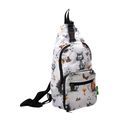 Eco Chic - Lightweight Foldable Crossbody Bag White Whimsy Cats additional 1