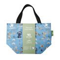 Eco Chic - Lightweight Foldable Lunch Bag Blue Whimsy Dogs additional 1