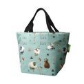 Eco Chic - Lightweight Foldable Lunch Bag Green Whimsy Sheep additional 3