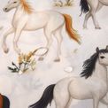 Eco Chic - Lightweight Foldable Mini Backpack Beige Wild Horses additional 4