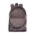 Eco Chic - Lightweight Foldable Mini Backpack Black Ditsy additional 2