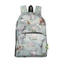 Eco Chic - Lightweight Foldable Mini Backpack Sage Farm Animals additional 1