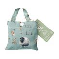 Eco Chic - Lightweight Foldable Reusable Shopping Bag Whimsy Sheep additional 2