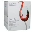Mikasa - Julie Set Of 4 Bordeaux Wine Glasses additional 2