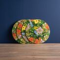 Creative Tops - Floral Pack of 4 Premium Round Placemats additional 3
