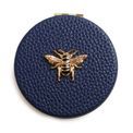 Alice Wheeler London - Round Compact Mirror Navy additional 1