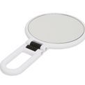 Alice Wheeler London - Soft Touch Hand Mirror White additional 3