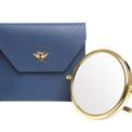 Alice Wheeler London - Travel Mirror &amp; Case Navy additional 4
