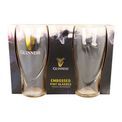 Guinness - 2 Piece Embossed Pint Glass Set additional 1