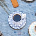 Nicola Spring - Espresso Cup &amp; Saucer Set - Navy additional 4