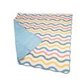 Portofino - Wavy Stripe Large Picnic Blanket additional 1