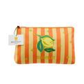 Bronnley - 1884 Lemon &amp; Stripe Zip Purse additional 1