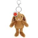 Keel Toys - Keeleco Enchanted World Brown Bunny Soft Toy Bag Charm additional 1