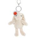 Keel Toys - Keeleco Enchanted World Cream Bunny Soft Toy Bag Charm additional 1