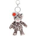 Keel Toys - Keeleco Enchanted World Snow Leopard Soft Toy Bag Charm additional 1