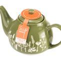 Siip - Wax Resist Floral 2 Cup Teapot Green additional 5