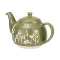 Siip - Wax Resist Floral 6 Cup Teapot Green additional 3