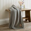 The Lyndon Company - Cadenza Knitted Throw Grey additional 1