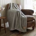The Lyndon Company - Cadenza Knitted Throw Grey additional 2